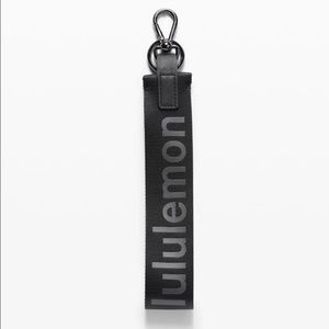 Lululemon Atheltica Never Lost Keychain Black